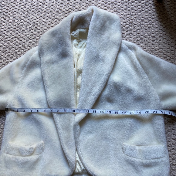 Vintage 1960’s Faux Fur Cape Evening Jacket Sz L - Picture 1 of 7